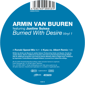 armin van buuren / burned with desire pt 1